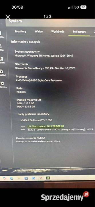 Zamienię zestaw gamingowy Niedźwiedź