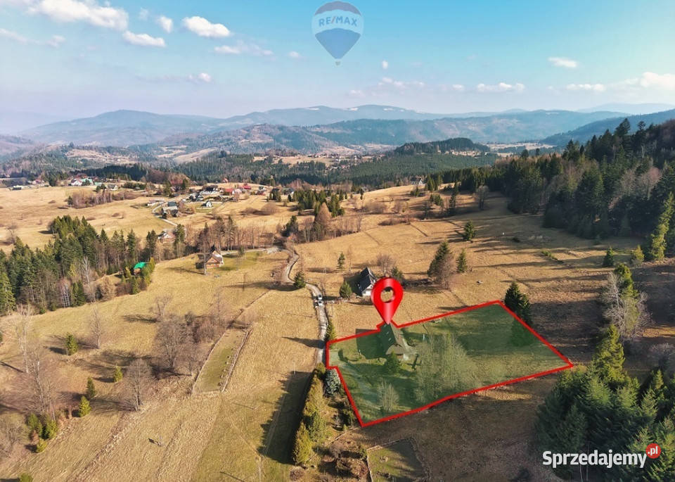 Dom w górach Soblówka 150 m działka 3000 m