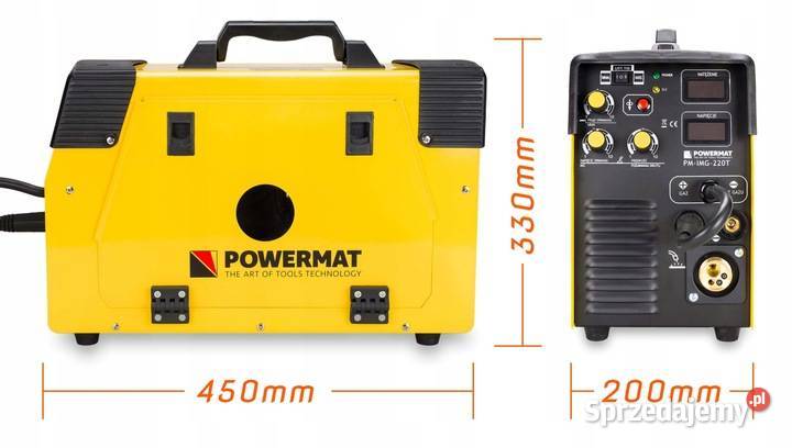 SPAWARKA MIGOMAT MIG MAG TIG 220A 3w1 ZESTAW Katowice