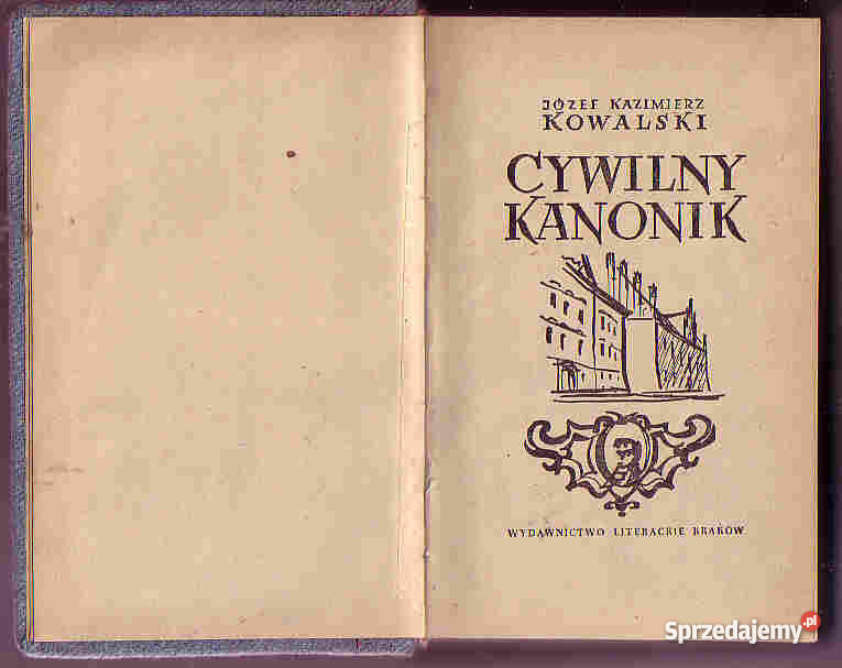 4270 CYWILNY KANONIK JÓZEF KAZIMIERZ KOWALSKII historyczne małopolskie Czyrna