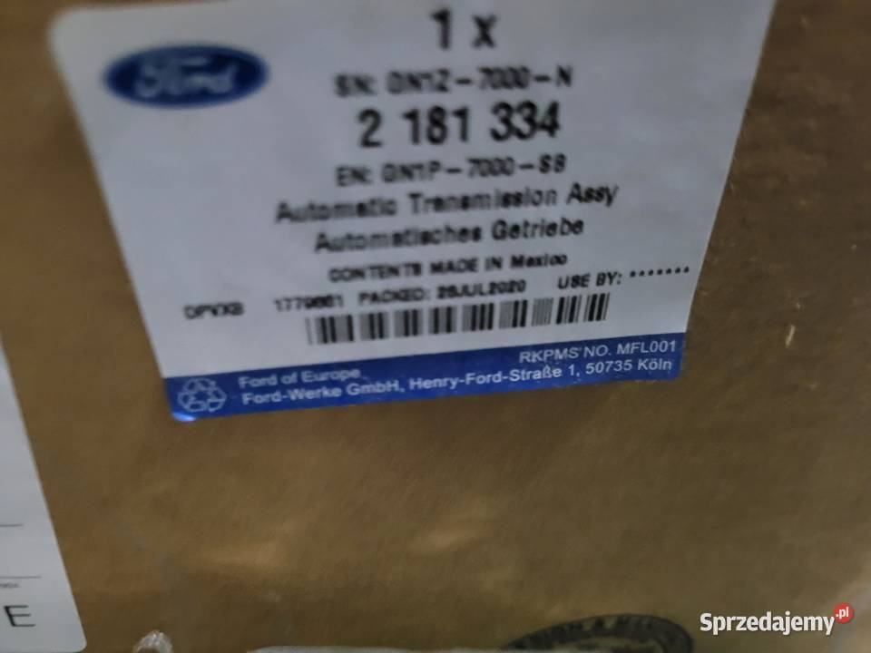 Skrzynia biegów Ford GN1P7000SB 2181334 BRATFORD Radom