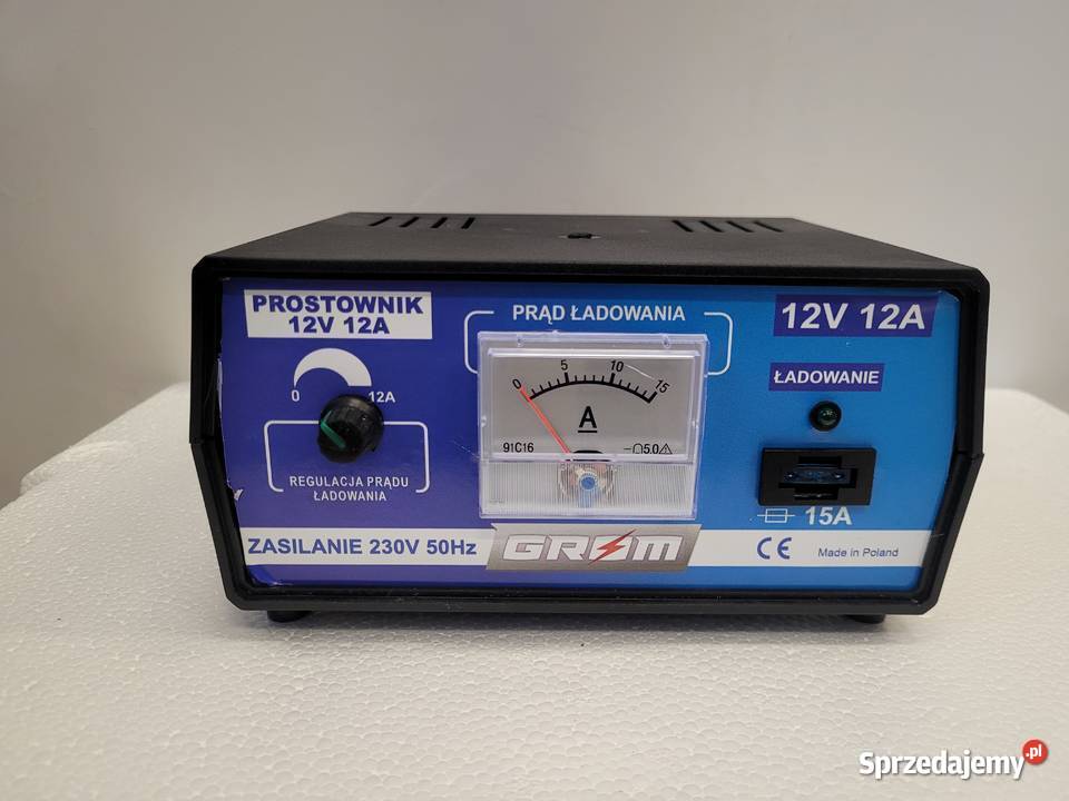Prostownik Grom 12V 12A