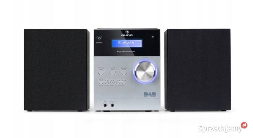 AUNA MC20 DAB Mikrowieża stereo DAB pilot CD