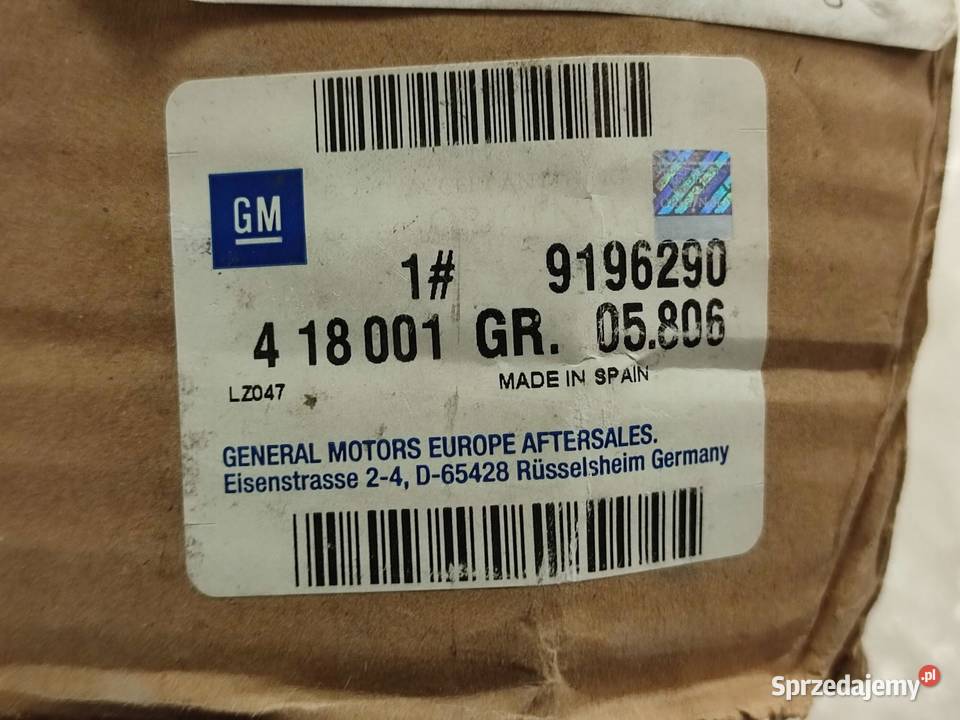 BĘBEN HAMULCOWY 2 KPL OPEL CORSA C 20002009