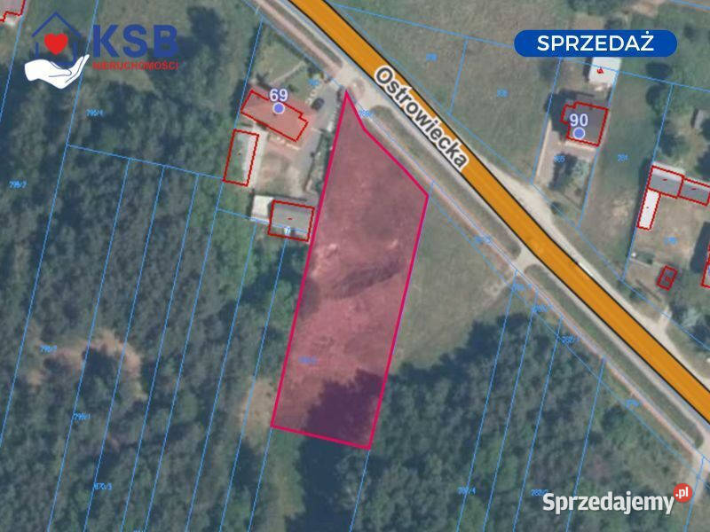 Działka budowlana 2000m2 Kuczów sprzedam