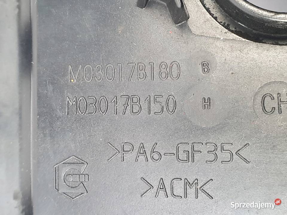 POKRYWA ZAWORÓW Peugeot 207 16 VTI M03017B180 osobowe lubelskie