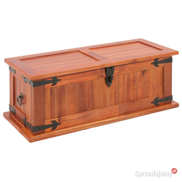 Skrzynie 3 lite drewno akacjowe WM247243 Warszawa sprzedam
