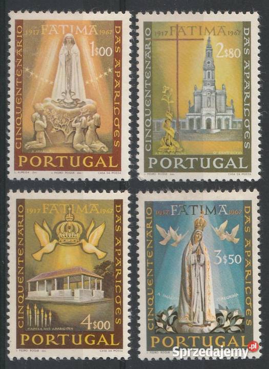 PORTUGALIA FATIMA 1967 CZYSTE