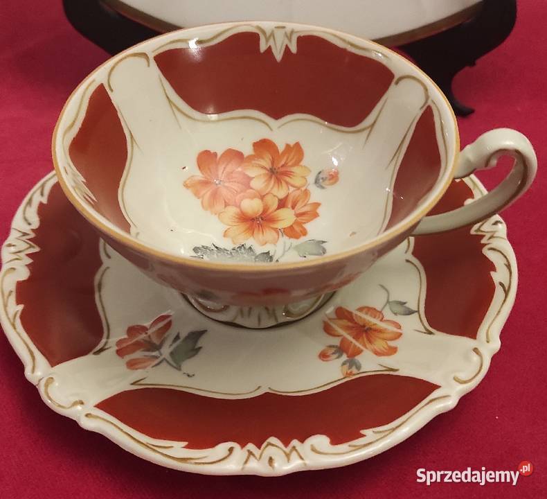 ALTENBURG ROSCHUTZ UNGER SCHILDE Przedwojenna Porcelana i szkło Pabianice