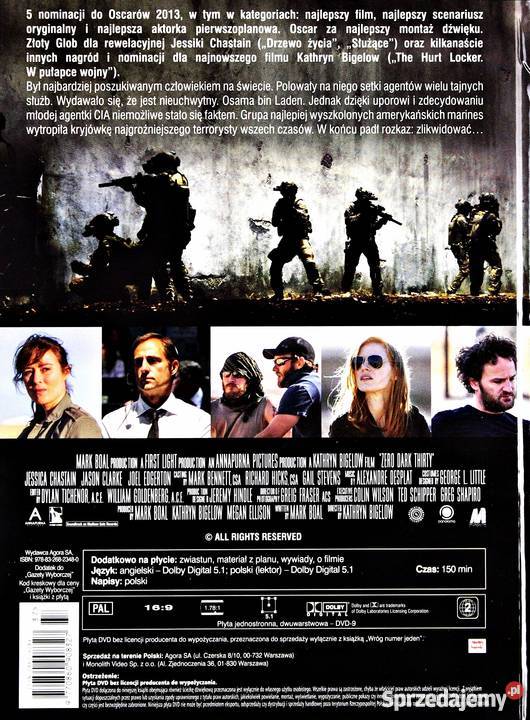 WRÓG NUMER JEDEN JESSICA CHASTAIN BOOKLET Kalisz