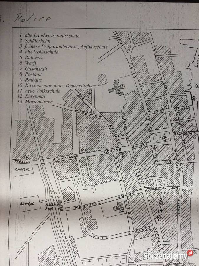 452 Niemiecki Plan Polic Szczecin sprzedam