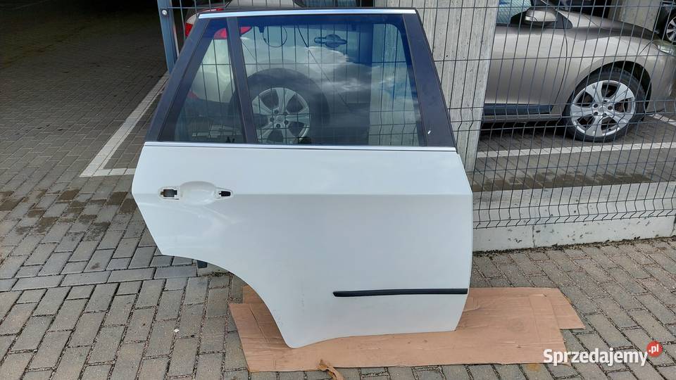 Tylne prawe drzwi BMW X5 E70 LCI Alpin Weisse Gdańsk sprzedam