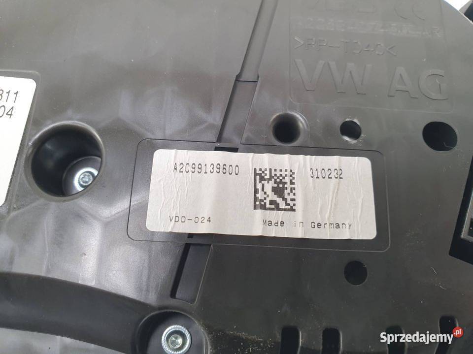 LICZNIK ZEGAR VOLKSWAGEN GOLF VII 5G1920750B Lipno