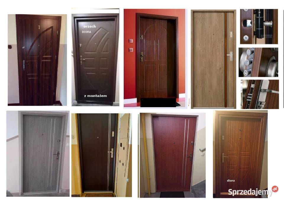 Drzwi WEJĘCIOWE zewnętrzne antywłamaniowe z Budowa Świętochłowice sprzedam