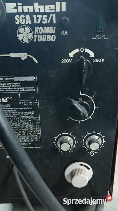 Migomat Einhell SGA 1751 KOMBI TURBO 170A Spawarki i lutownice Wieliczka