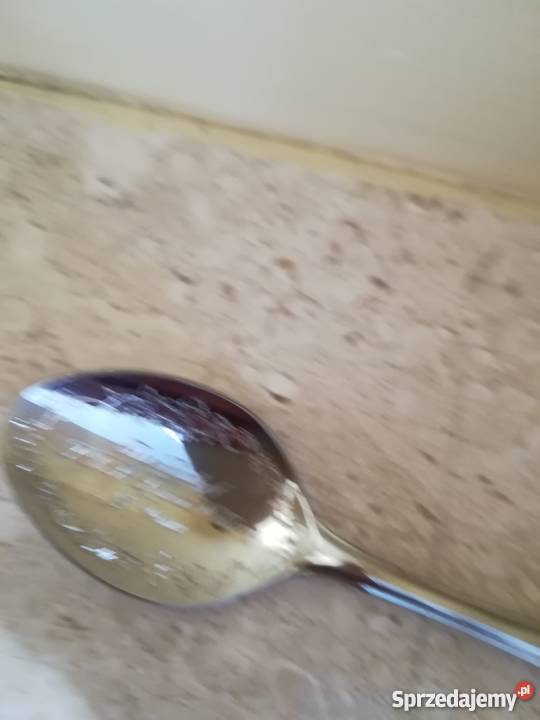 Posrebrzana łyżeczka z okazji narodzin księcia lubelskie Zamość