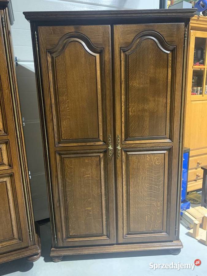 Ładna dębowa szafa 108 meble holenderskie wielkopolskie