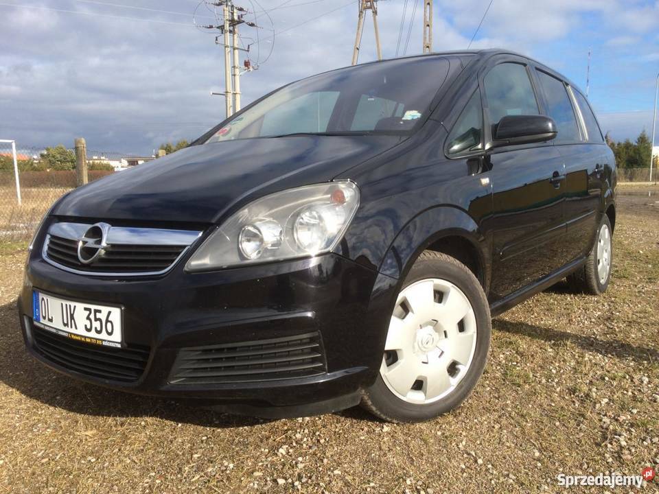 Opel Zafira nieuszkodzony czarny Sopot
