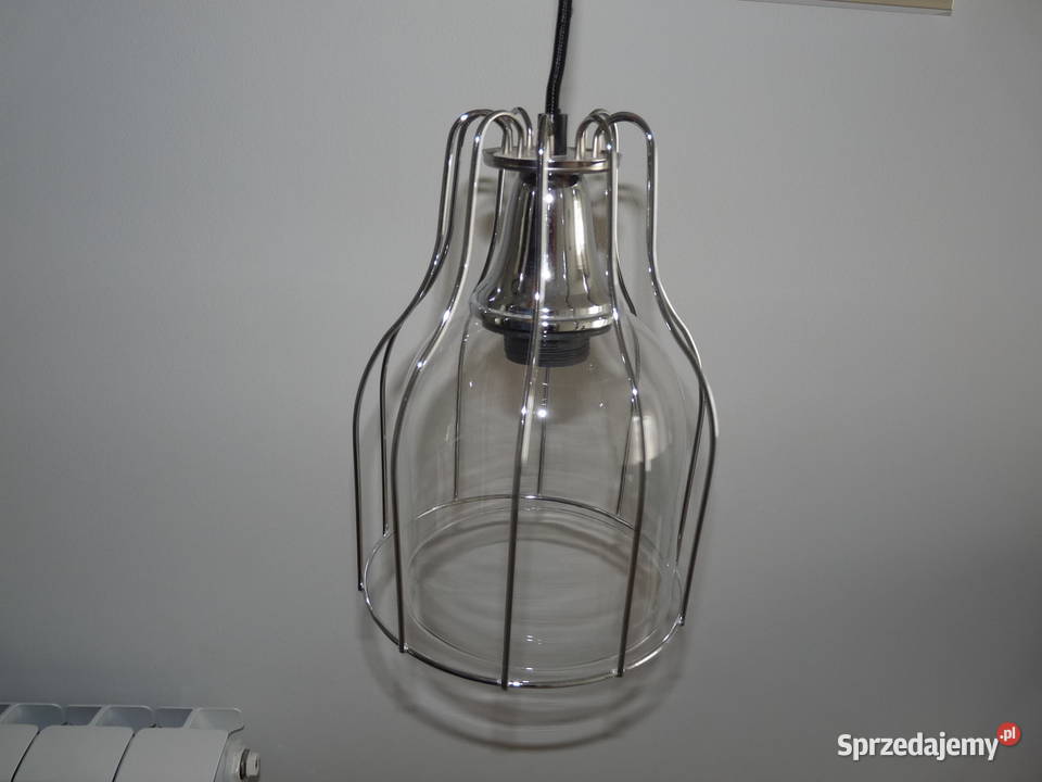 Lampa kuchenna na czarnym kablu 1m Kraków