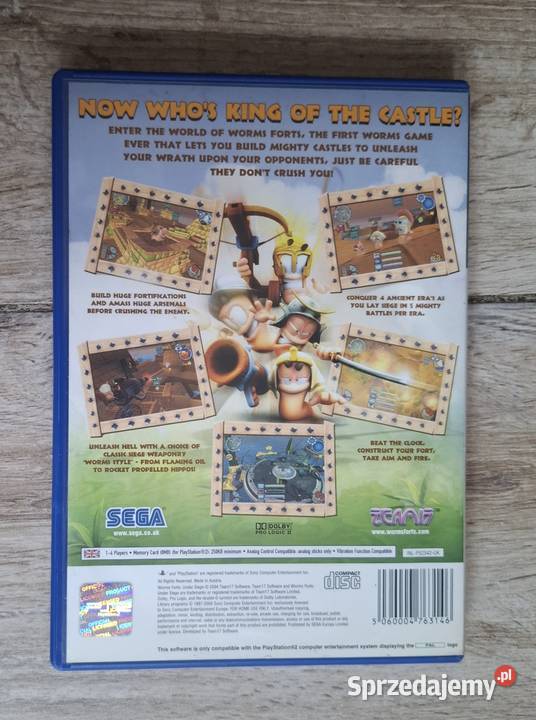 Gra Worms Forts Under Siege 2 PlayStation 2 Sony Playstation 2 Gry na konsole