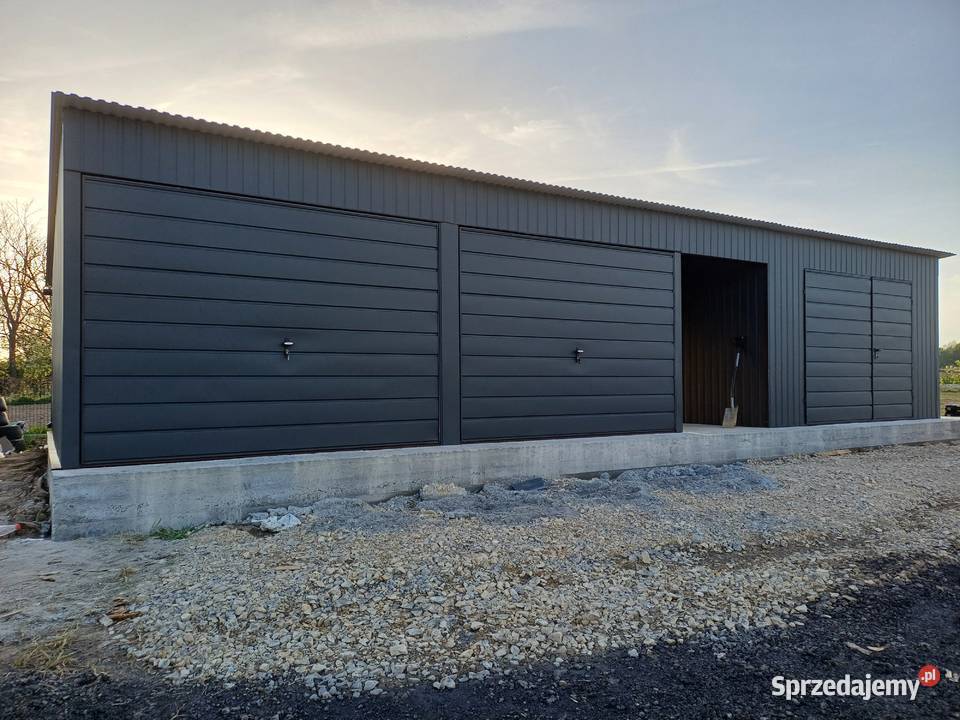 Garaż Blaszany WIATA Magazyn Garaże Konstrukcja Świdnica