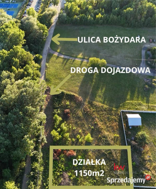 sprzedaży działki Poznań Bożydara 1147m2 900zł/m2