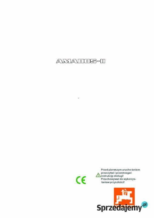 ED452k Amascan Instrukcja katalog obsługi Szamotuły