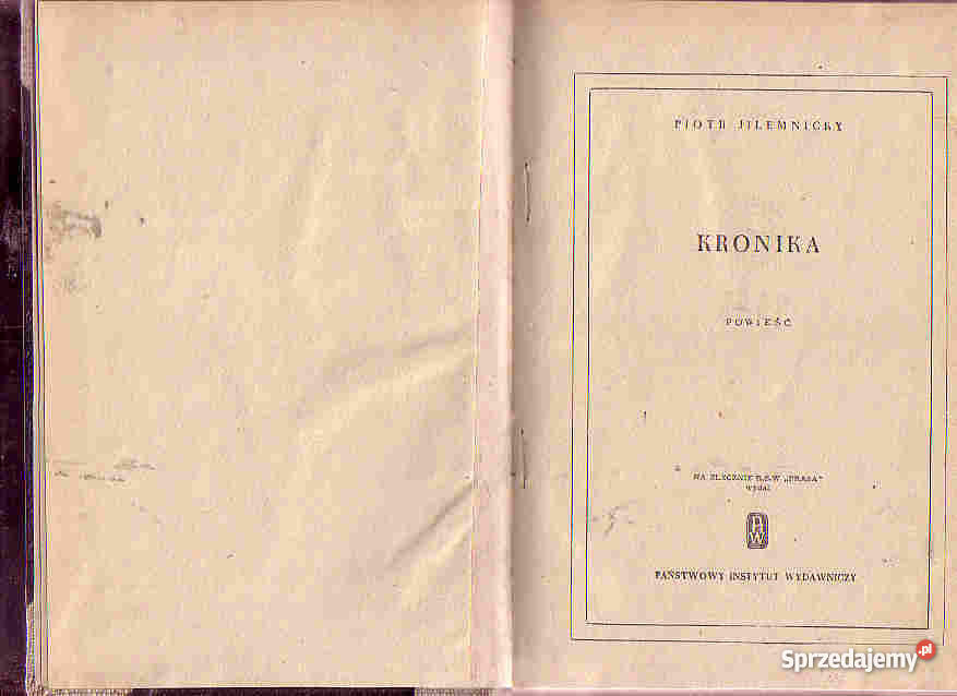 4004 KRONIKA PIOTR JILEMNICKY Czyrna