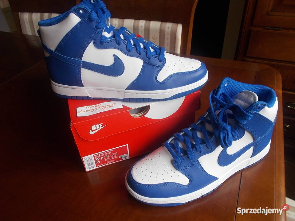 Eur 445 Nike Dunk High Game Royal Kentucky Poznań