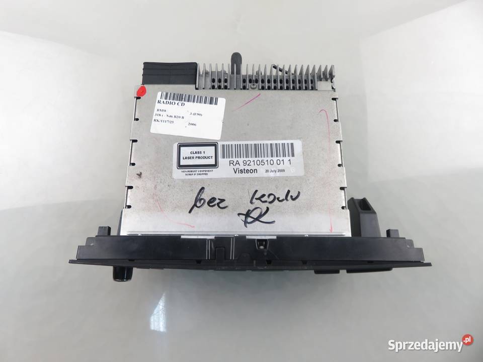 RADIO BMW 3 E90 VP9KAF18C838AB Radioodtwarzacze