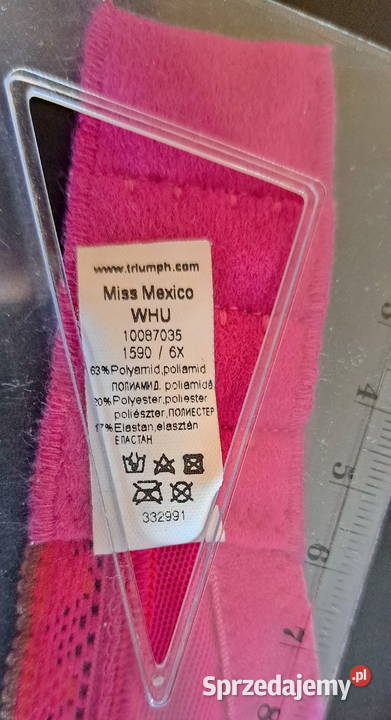 Miss Mexico seksowny TRIUMPH biustonosz stringi mazowieckie Warszawa