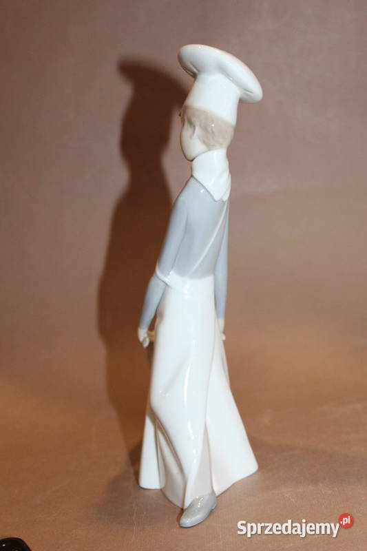 Figurka kucharza ze świnką Lladro wys 25 276 zachodniopomorskie Szczecin