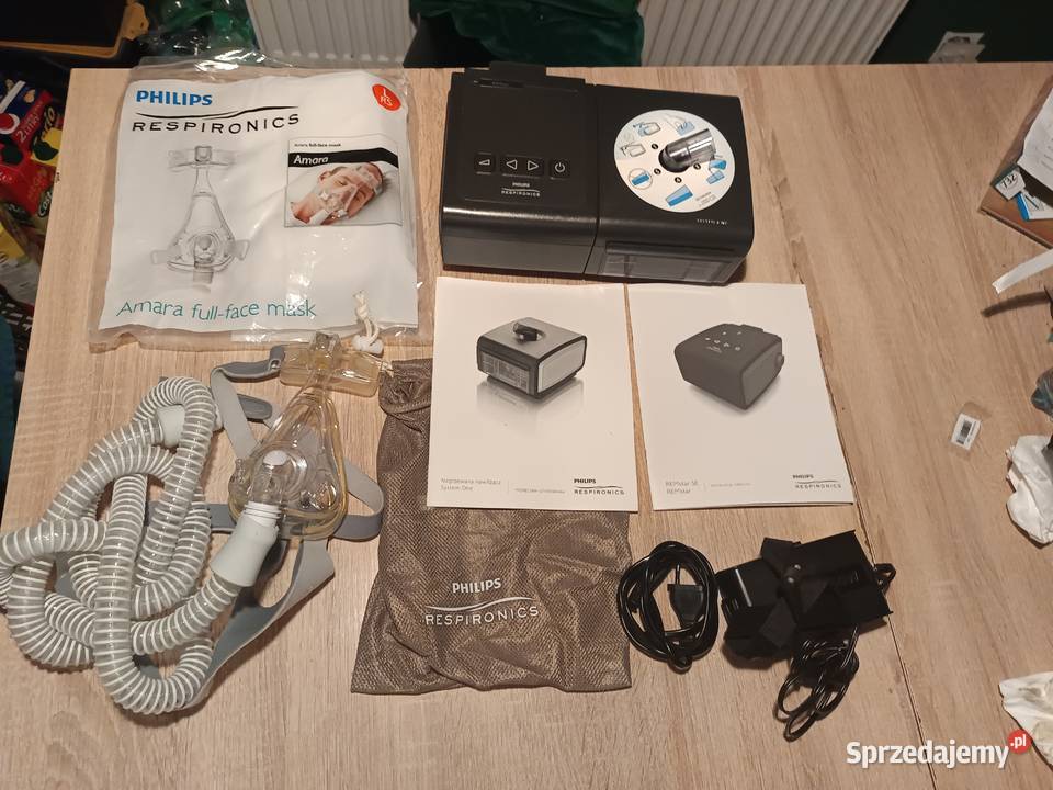 Respirator Philips Respironics plus nawilżacz wielkopolskie Nowy Tomyśl sprzedam