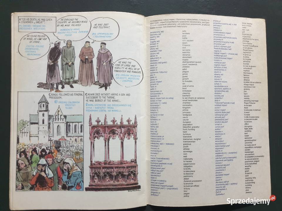 Kazimierz Wielki Casimir the Great komiks Gdynia sprzedam