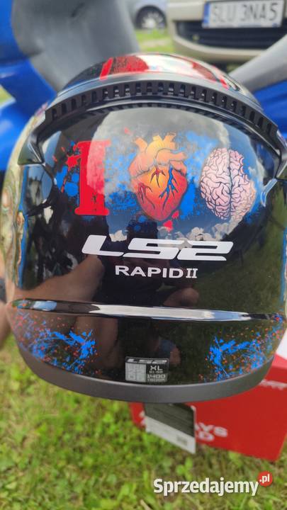 Kask LS1 Rapid II Super Malowanie Czaszka Kaski Kraków sprzedam