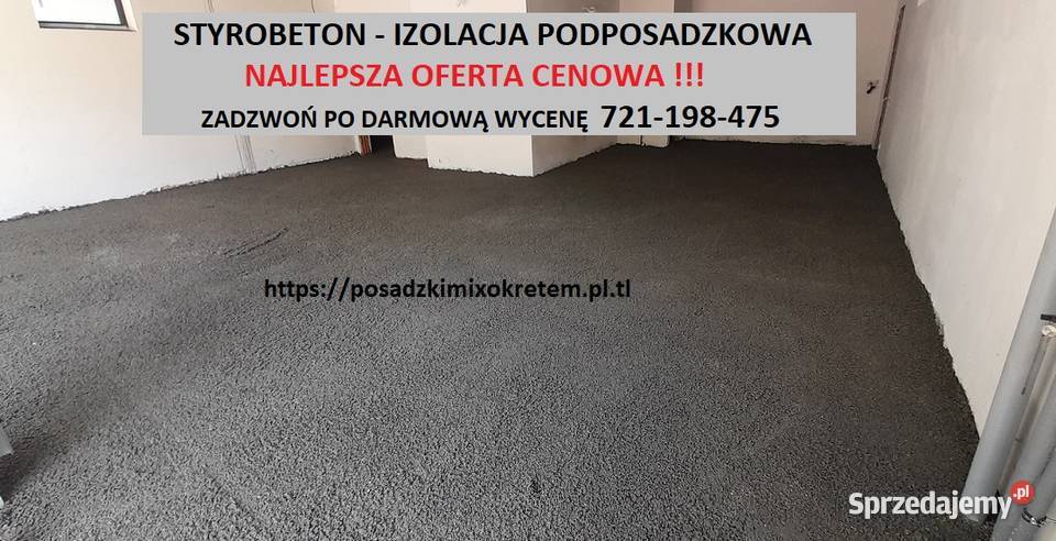 Styrobeton Posadzki Wylewki Szlichty Kucie Łomianki