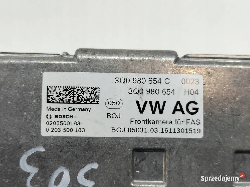 KAMERA PRZÓD ASYSTENT PASA 3Q0980654C 0203500183 Układ elektryczny, zapłon