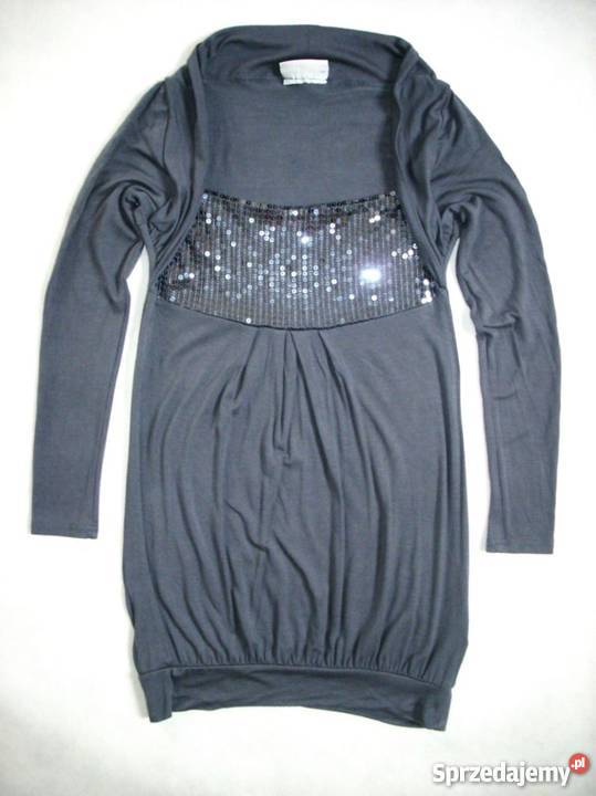 Clockhouse CA Szara Tunika CEKINY j NOWA 34 XS Nowy Sącz