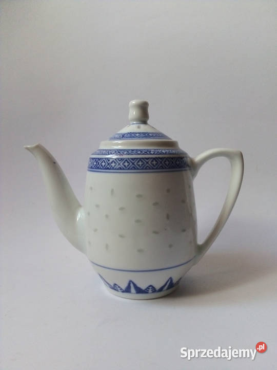 chińska porcelana ryżowa vintage talerze śląskie Częstochowa