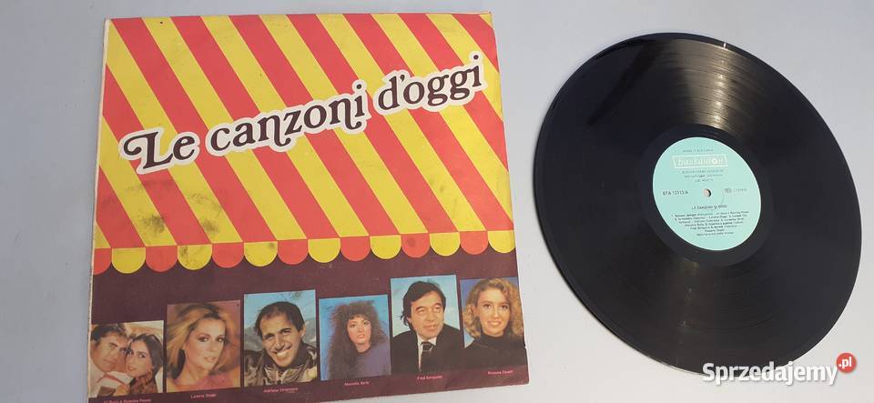 Le canzoni doggiskładanka winyl vintage pamiątka kujawsko-pomorskie Tuszkowo