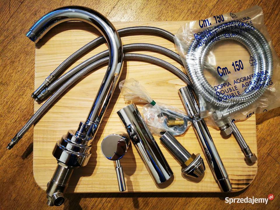 Bateria Grohe inny kolor Wiśniowa