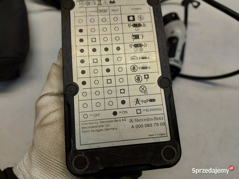 Mercedes EQC 400 W293 KABEL PRZEWÓD ŁADOWANIA