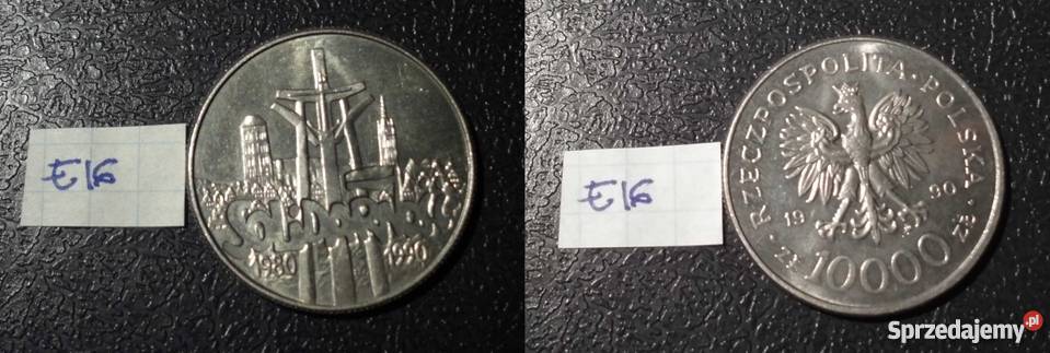 10000 złotych 1990 Solidarność