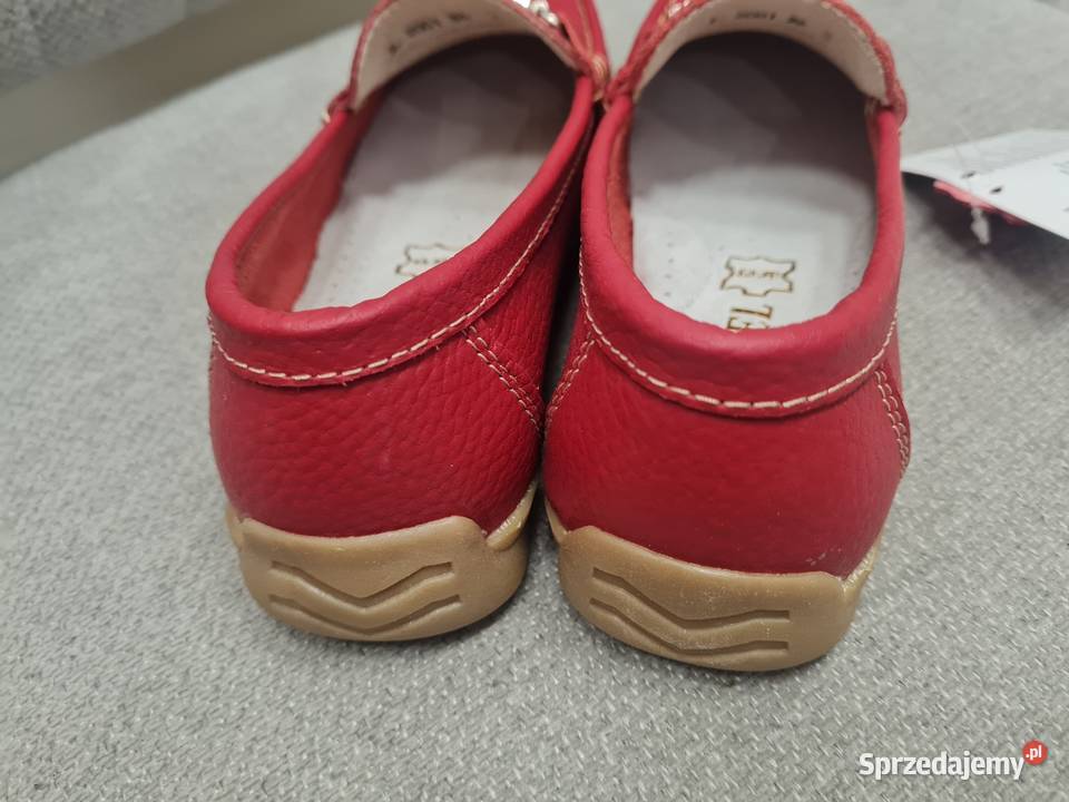 Buty mokasyny Nowe Skórzane 36