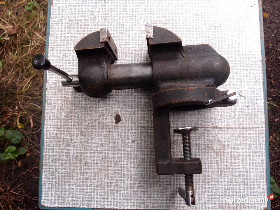 solidne imadło stołowe szer szczęk 62mm rozstaw Łódź sprzedam