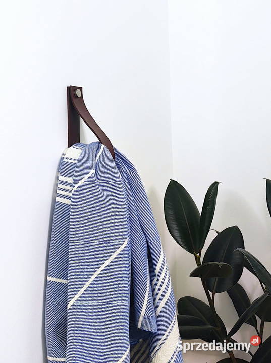 wieszak skórzany na ręcznik sprzedam