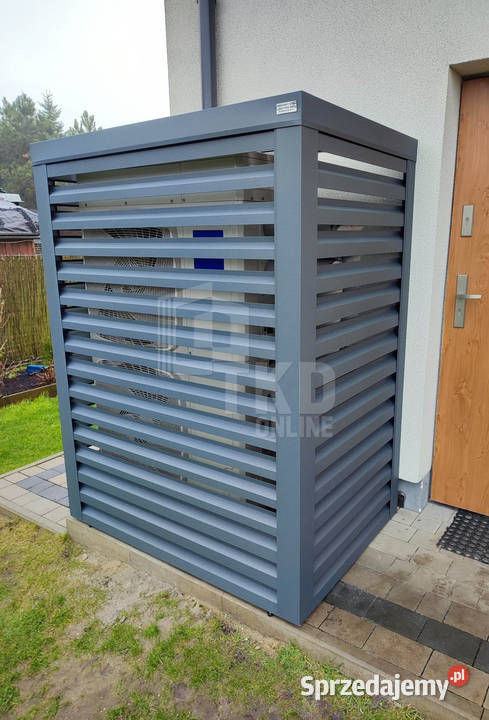 Osłona pompy ciepła 90x70x190 antracyt TKD193 Gdańsk