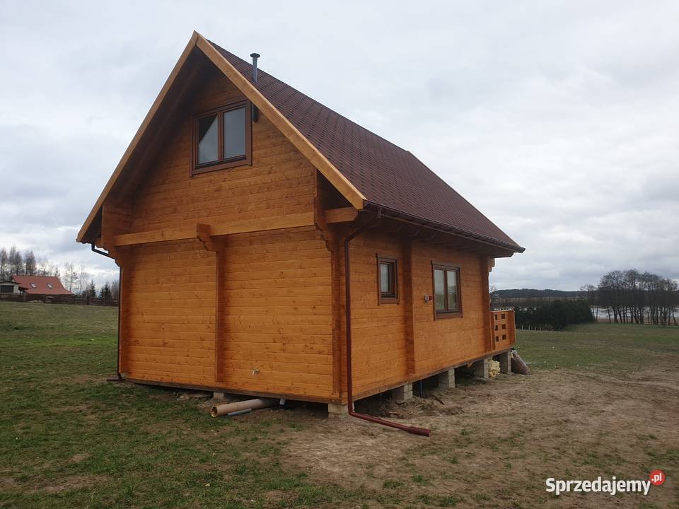DREWNIANY DOMEK CAŁOROCZNY ALICJA 62 18 M2 Mrągowo