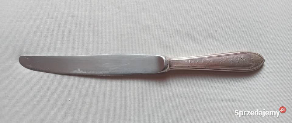 Platerowany nóż stołowy Hefra MET 90 PRL Antyki Koźminek sprzedam