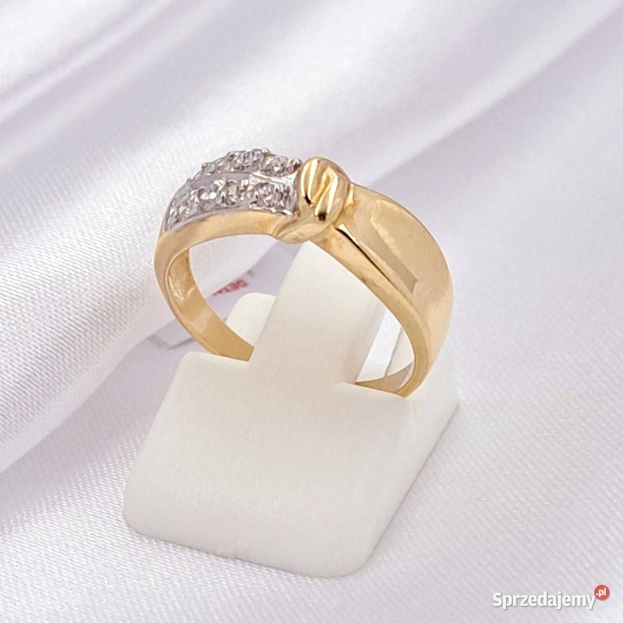 Pierścionek r105 Złoty pr585 Glamour Z672 Poznań